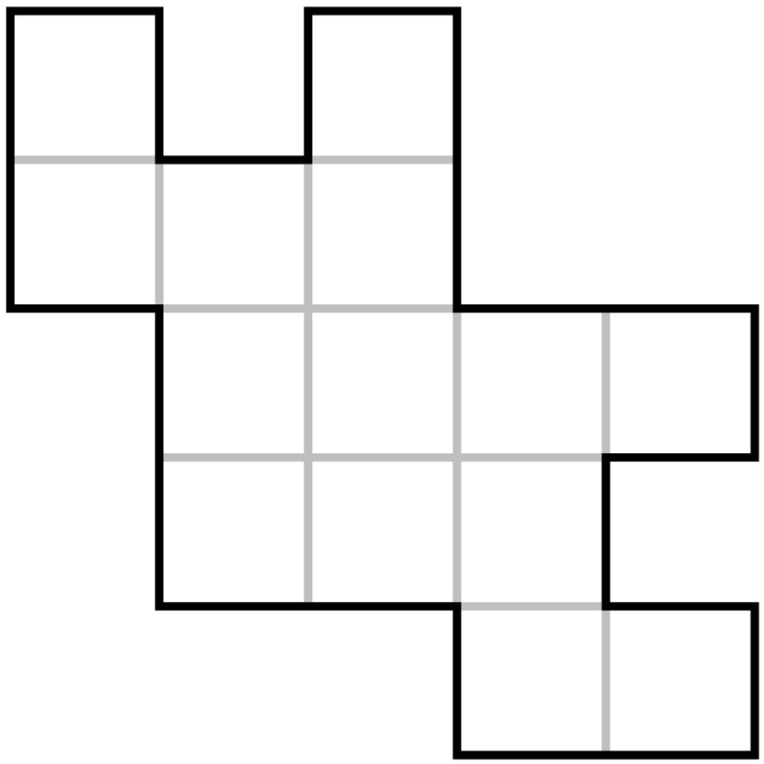 Domineering-Stellung mit Temperatur 2